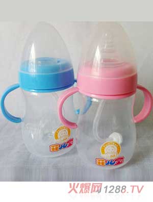 菲兒寶300ML寬口PP全自動(dòng)奶瓶（粉藍(lán)）