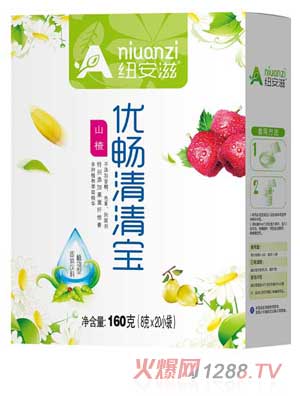 紐安滋山楂優(yōu)暢清清寶（盒）