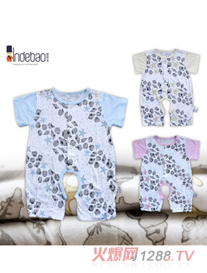 嬰得寶風情短袖麻賽爾哈衣1111