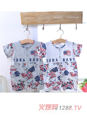 嬰得寶歐美情節(jié)開閉哈衣1046