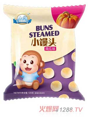 兒葆南瓜味小饅頭袋裝