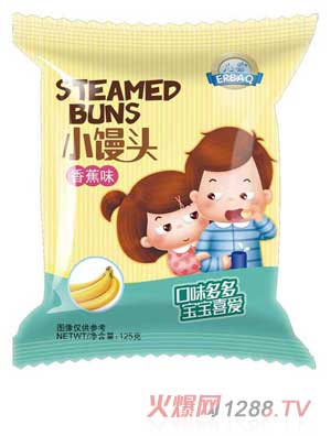 兒葆香蕉味小饅頭袋裝