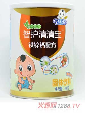 好佳貝兒鐵鋅鈣配方智護(hù)清清寶