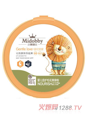 小獅多比yinge倍護松花爽身粉140g