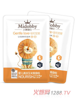 小獅多比yinge清涼玉米袋爽身粉100g