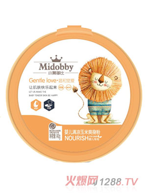 小獅多比yinge清涼玉米爽身粉140g