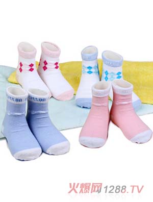 棉花秘密兒童純棉襪