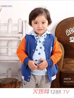 棉果果秋季空降部隊系列長袖外套