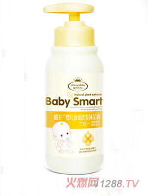 強(qiáng)牛貝比yinge清爽洗發(fā)沐浴露