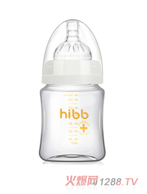 浩一貝貝寬口玻璃奶瓶白色150ml