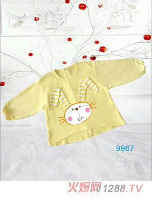 快樂(lè)小天天黃色 衛(wèi)衣 小兔子