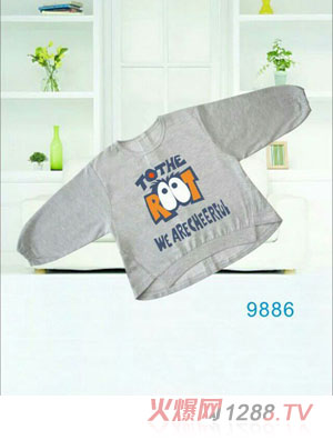 快樂(lè)小天天灰色 衛(wèi)衣