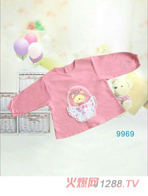 快樂(lè)小天天衛(wèi)衣 紅色 小貓圖案