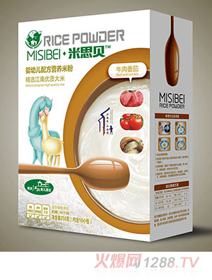 米思貝牛肉番茄yingye營養(yǎng)米粉