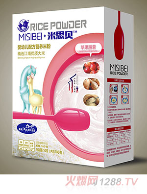 米思貝蘋果甜薯yingye營養(yǎng)米粉