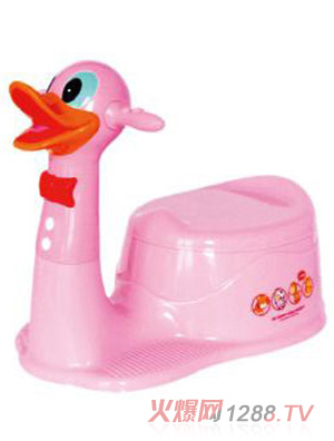 陽(yáng)光兔yinge動(dòng)物座便器粉色