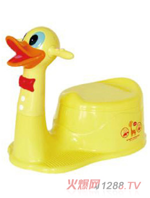 陽(yáng)光兔yinge動(dòng)物座便器黃色