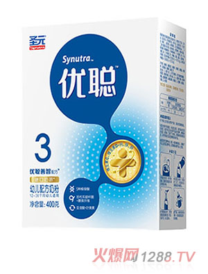 圣元優(yōu)聰youe配方奶粉3段盒裝