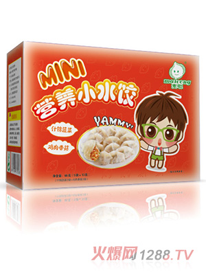 麥聰營(yíng)養(yǎng)小水餃?zhǔn)插\蔬菜+雞肉香菇