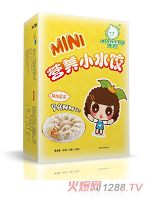 麥聰營養(yǎng)小水餃豬肉蔬菜