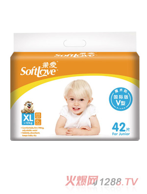 柔愛華納樂園國際版紙尿褲XL碼42片