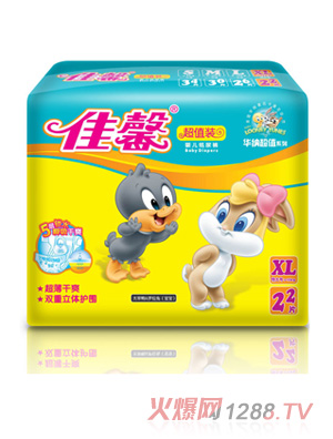 佳馨超值裝中包裝紙尿褲XL碼22片