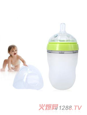 KAQIU新生兒硅膠奶瓶250ml