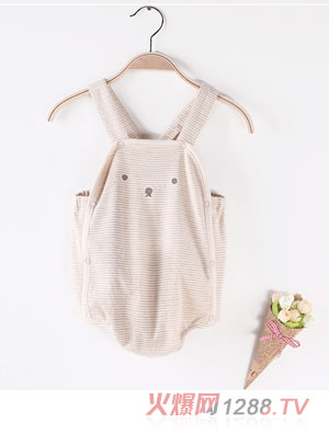 星語伊女裝背帶三角褲無袖夏季寶寶三角哈衣