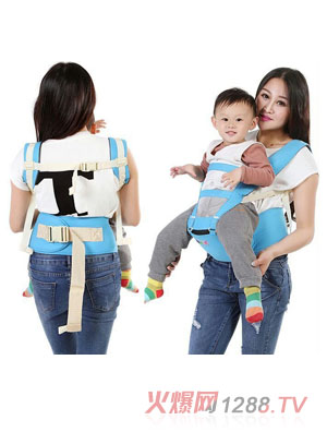 萌娃兔yingye背帶草藍(lán)色