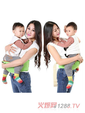 萌娃兔yingye背帶草綠色