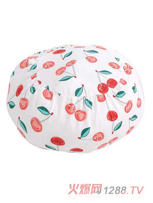 伊善兒涼爽棉櫻桃之家綁帶yunf帽