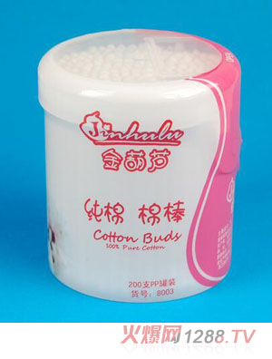 金葫蘆100支小開(kāi)口紙紙棒棉簽普通款