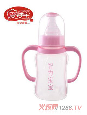 愛嬰寶德國進(jìn)口材質(zhì)PP袖珍奶瓶150ml