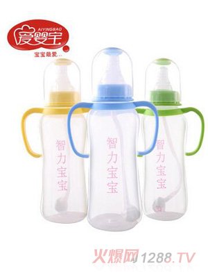 愛嬰寶yingye專用護(hù)理標(biāo)口PP奶瓶