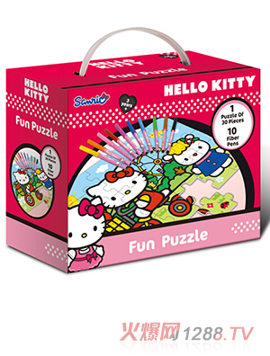 凱蒂貓趣味拼圖