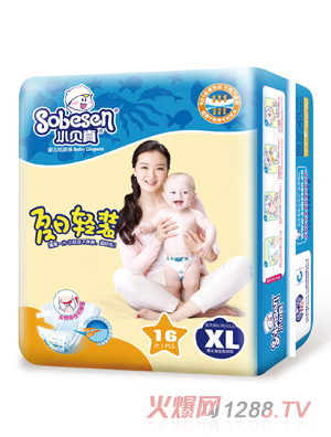 小貝真夏日輕裝yinge紙尿褲中包裝XL碼16片
