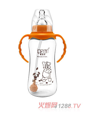 愛貝爾葫蘆型單色全自動奶瓶300ML