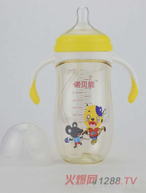 諾貝能yingye奶瓶黃色