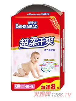 幫愛寶超柔干爽紙尿褲（大包裝）