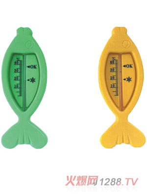 小孩國魚形水溫計