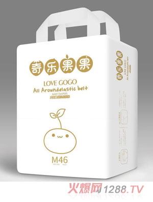 奇樂(lè)果果大環(huán)腰yinge紙尿褲M碼46片