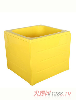 童伴麗嬰游泳池黃色方形