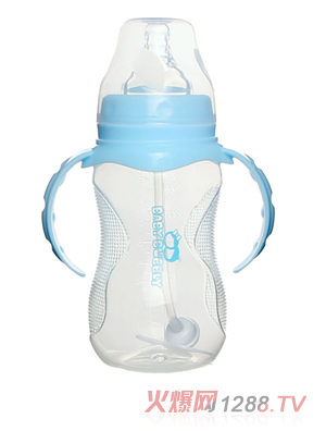 sweetbabyyingyePP奶瓶寬口徑260ml藍(lán)色