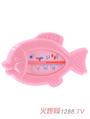 貝多愛魚型溫度計-紅色