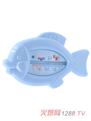 貝多愛魚型溫度計-藍色