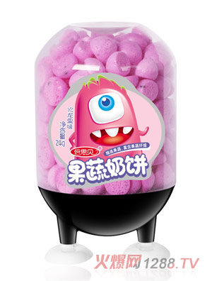 倍思貝火龍果味果蔬奶餅