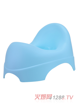邦貝小象一體式坐便器藍(lán)色