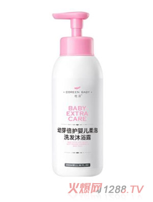 杜芬幼芽倍護(hù)yinge柔泡洗發(fā)沐浴露
