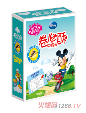 迪士尼卷心酥牛奶味