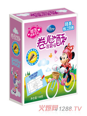 迪士尼卷心酥紫薯味